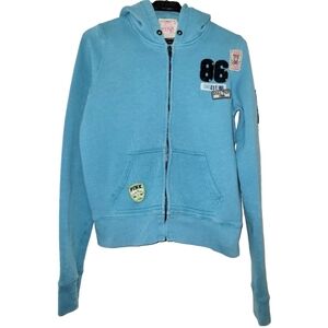 Vintage VS Pink Turquoise Heavywt Hoodie "My Favorite Sweats" Collection Large